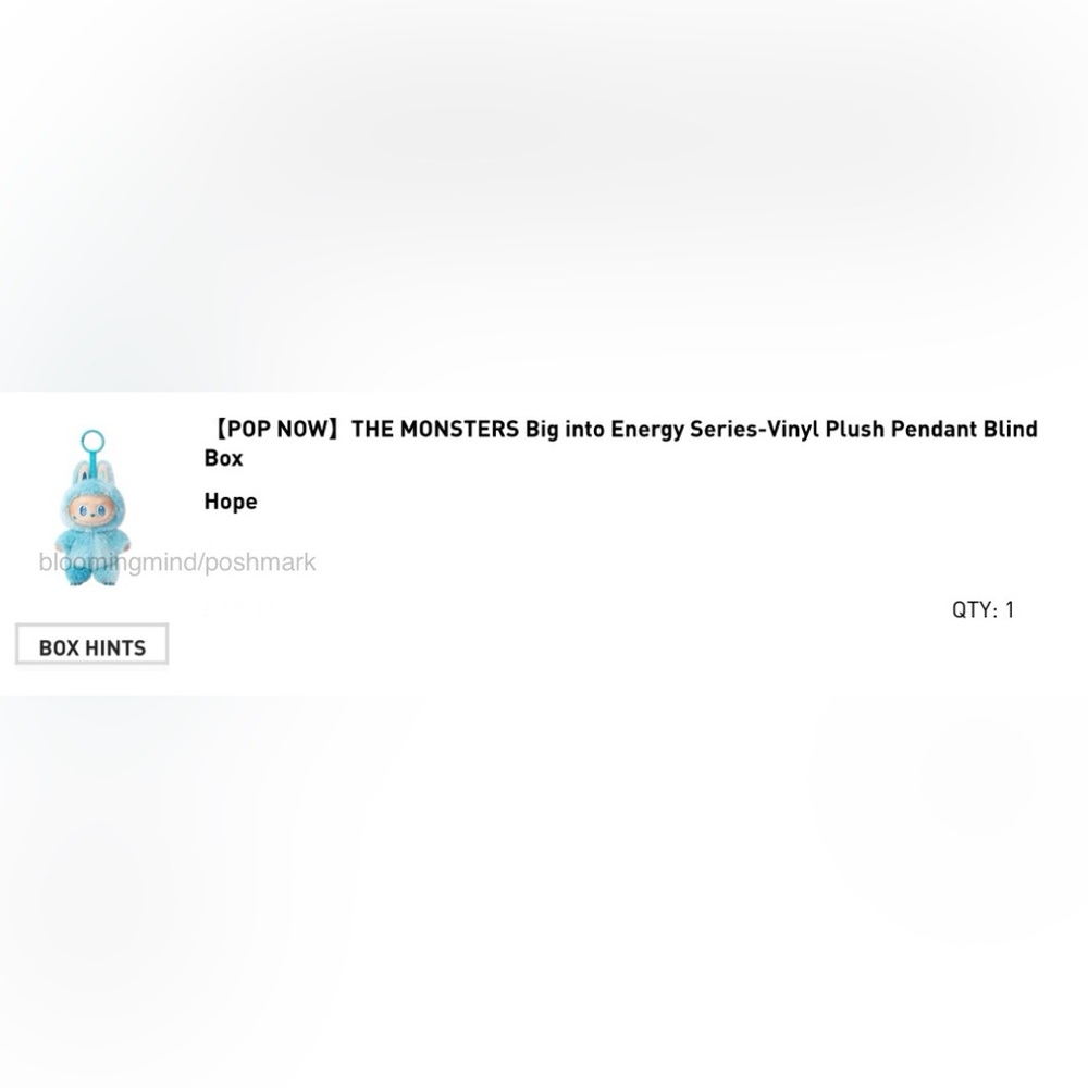 ♡ [AUTHENTIC NewinBox] Pop Mart x The Monsters Labubu Big Into Energy - Hope - Picture 7 of 12